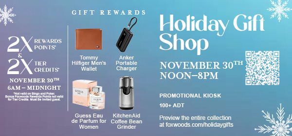 Nov 30 Holiday Gift and Go
