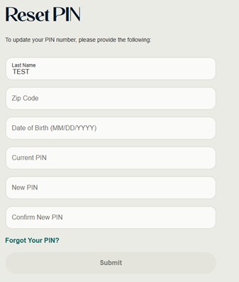 reset pin