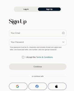 Sign Up