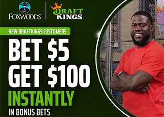 DraftKings Bet $5 Get $100 in Bonus Bets 