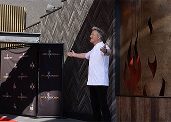 Dine at Gordon Ramsay Hell's Kitchen!