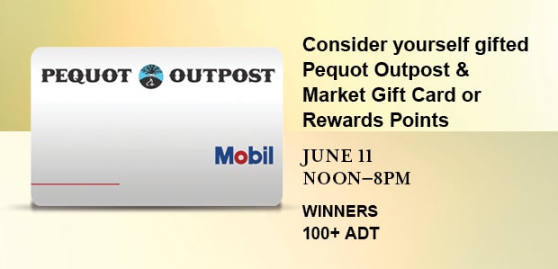 June Pequot Gas Gift Card