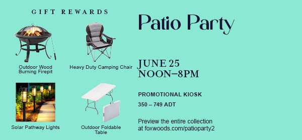June Patio Party Gift and Go