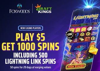 DraftKings Play $5 and Get 1000 Total Flex Spins