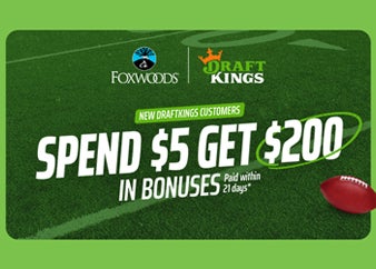 Draftkings spend $5 Get $200