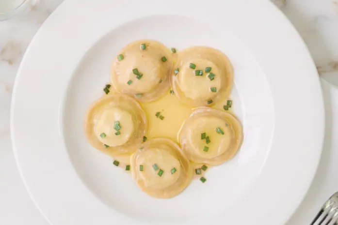 Pierogies at The Bedford by Martha Stewart at Foxwoods Resort Casino