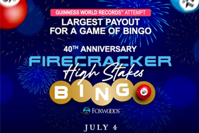 Firecracker Bingo Guinness World Record at Foxwoods Resort Casino