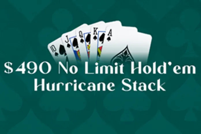 Foxwoods $490 No Limit Hold'em Hurricane Stack