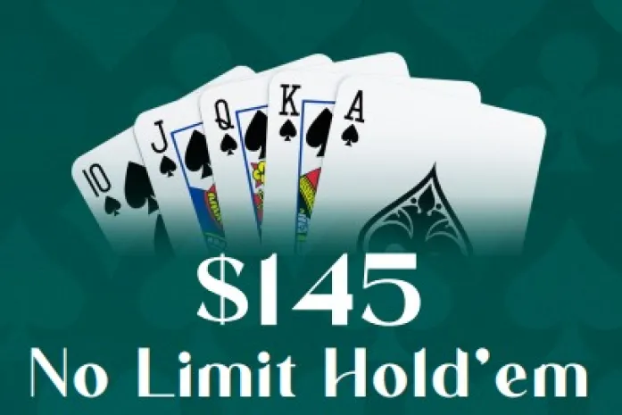 $145 No Limit Holdem October 12 Foxwoods