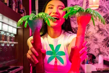 The Neon Palm Daiquiri Bar at Foxwoods Resort Casino