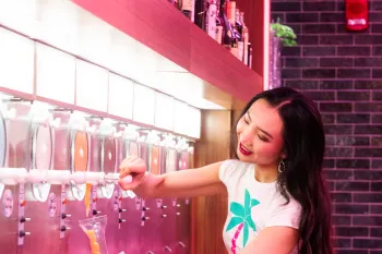 The Neon Palm Daiquiri Bar at Foxwoods Resort Casino