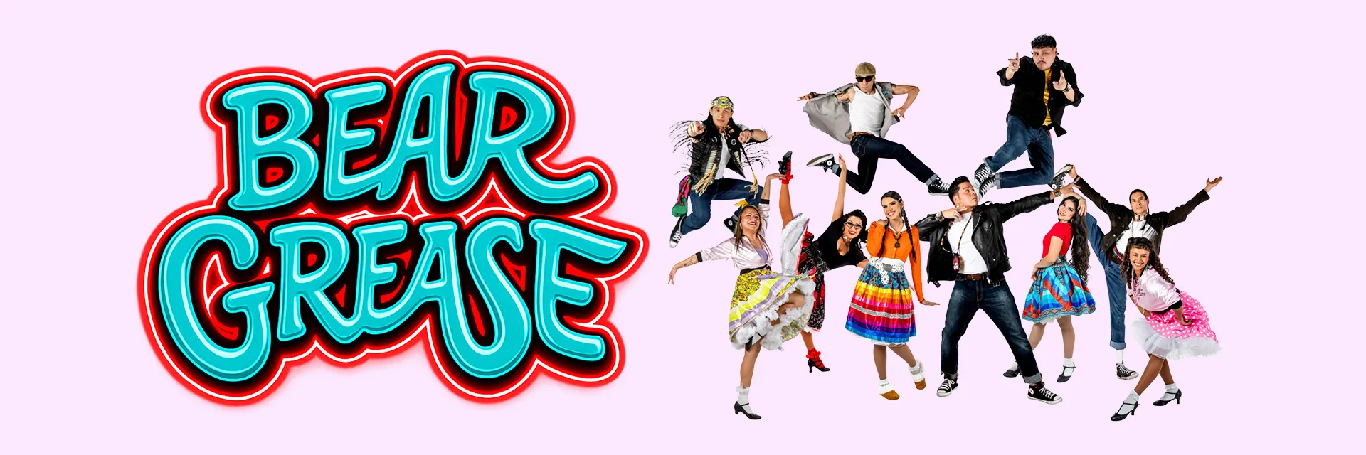 Bear Grease Logo with Cast at Foxwoods