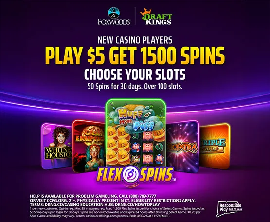 DK Play 5 Get 1500 Spins