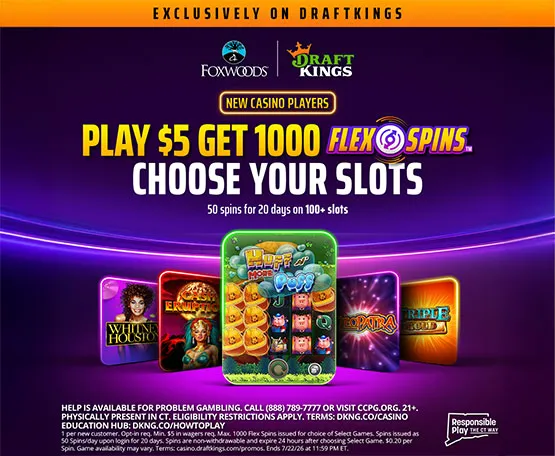 DK Play 5 Get 1000 Spins
